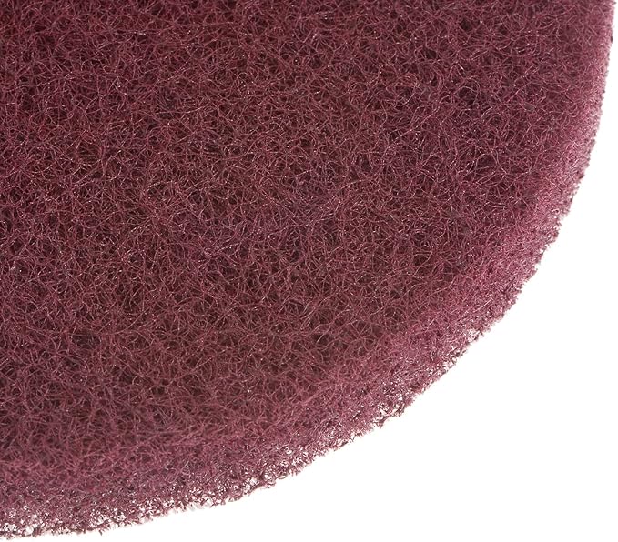 HARFINGTON 6pcs Drill Power Brush 3 inch Tile Scrubber Scouring Pads 320-400 Grit for Bathroom Kitchen Household Cleaning