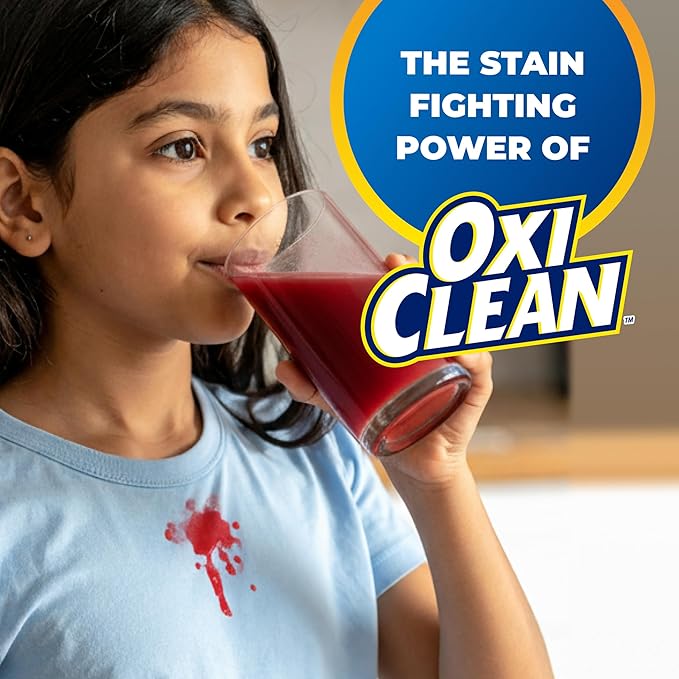 ARM & HAMMER Power Sheets Laundry Detergent Plus OxiClean Stain Fighters, 6in1, Sparkling Fresh Scent, 42 Count, 84 Medium Loads