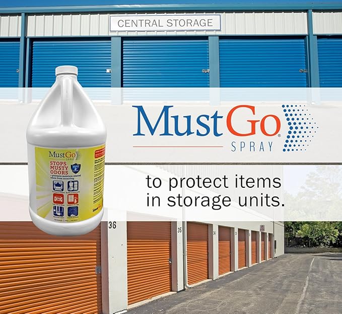 Spray Odor Eliminator - Controls, Removes and Prevents Damp, Musty Smells - 1 Gallon