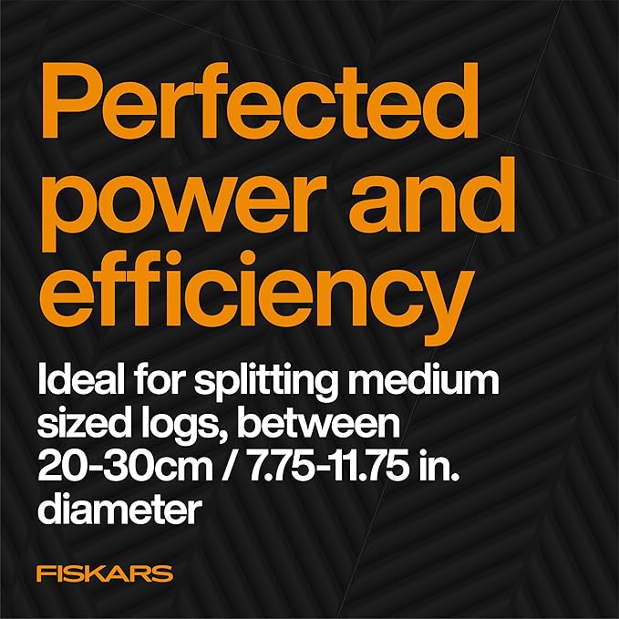 Fiskars X28 Splitting Axe 28", Forged Steel Blade for More One-Strike Splits on Medium Logs, Shock-Absorbing FiberComp Handle & Low-Friction Coating for Easy Removal & Rust Protection
