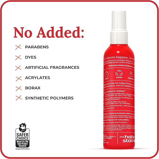 Emergency Stain Rescue Stain Remover Spray - Carpet Cleaner Spray - Wine & Coffee Stain Removal - 4 Fl Oz (Pack of 3)