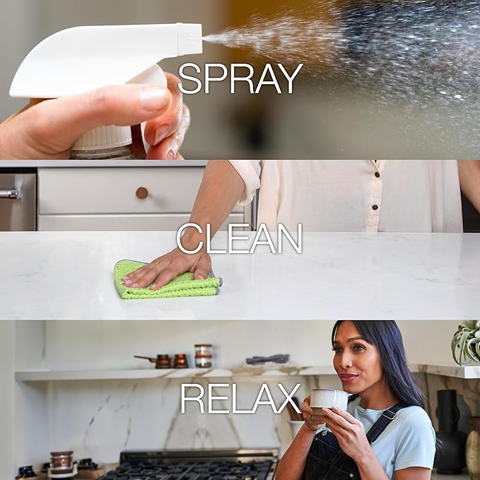 Bona All-Purpose Cleaner - Lavender White Tea Scent - 24 fl oz - Household Cleaner Cuts Through Tough Grease & Grime - Safe for Household Surfaces (Pack of 2)