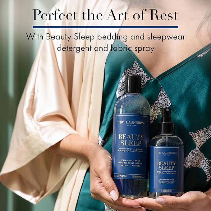 The Laundress Beauty Sleep Fabric-Spray, Wrinkle Release & Pillow Spray, Fabric Refresher, Upholstery and Linen, Tranquil Comforting Inspired Scent, 8 Fl Oz, (Pack of 2)