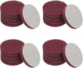 Power Scrub Pads, Scrubbing Pads 320 Grits Scouring Discs - Fitting for (Home Kitchen Cleaning - Drill Attachment - Scrubber Replacement) 20 Pcs & 3 Inch & Red