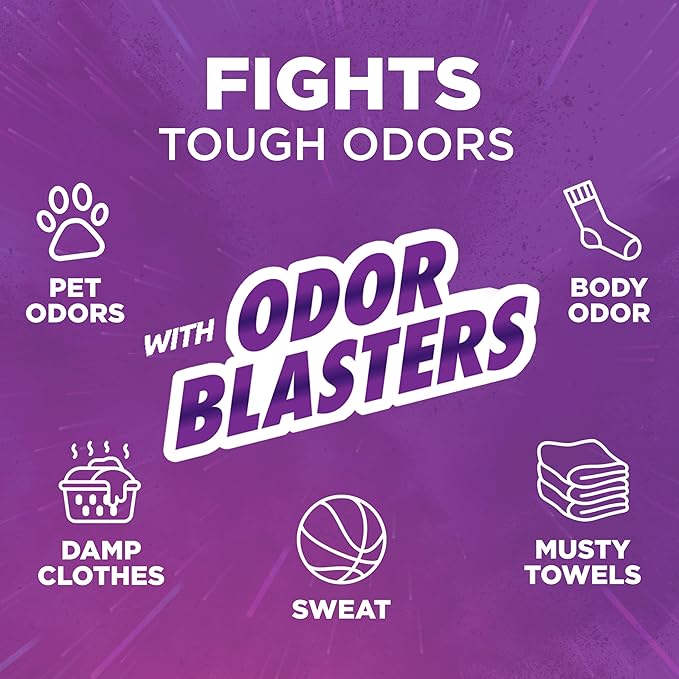 ARM & HAMMER Plus OxiClean Odor Blasters Fresh Burst,77 Loads Liquid Laundry Detergent,100.5 Fl oz,(Pack of 2)