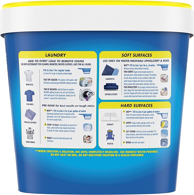 OxiClean Versatile Stain Remover Powder, 5 lb (Pack of 2)
