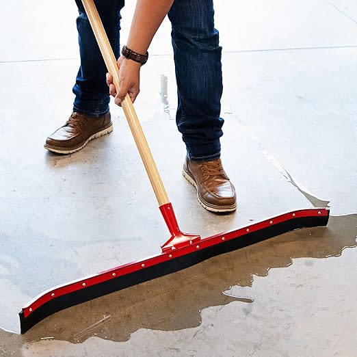 LIBMAN 954.0 Soft Rubber Floor Squeegee, 36" Curved Blade