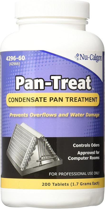Nu-Calgon 4296-60 Pan-Treat Scum 200 Tablets