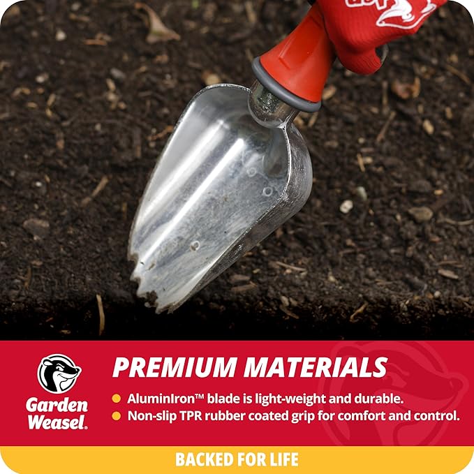 Garden Weasel Potting Scoop - Oversized | Dig and Transport | Planting and Gardening Hand Digging Tools,Heavy Duty Soil Scoop,Mini Gardening Shovel-| 91362,(Pack of 12)