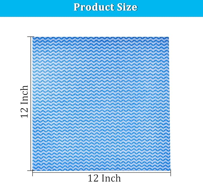 Disposable Dish Cloths Disposable Cleaning Towels 50 Pack Heavy Duty Reusable Disposable Kitchen Cleaning Cloths for Kitchen, Bathroom, Household Cleaning
