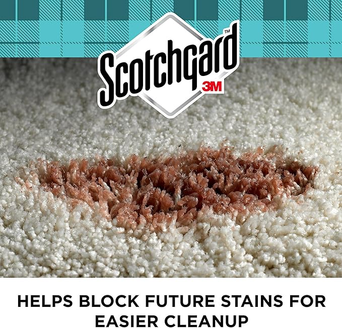 Scotchgard Rug & Carpet Cleaner, Fabric Cleaner Blocks Stains, Cleaning Sprays Make Cleanup Easier, 14 oz
