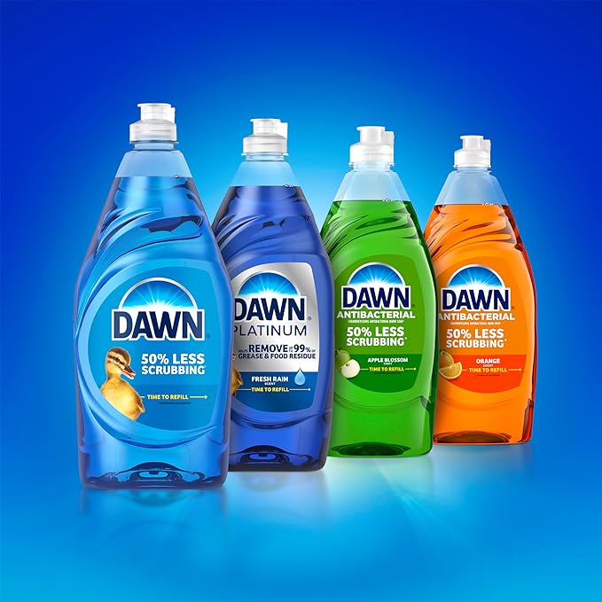 Dawn Ultra Dish Soap,Dishwashing Liquid,Original,Dish Soap Liquid,Dish-Soap Refill,24 Fl Oz Bundle,(Pack of 8)