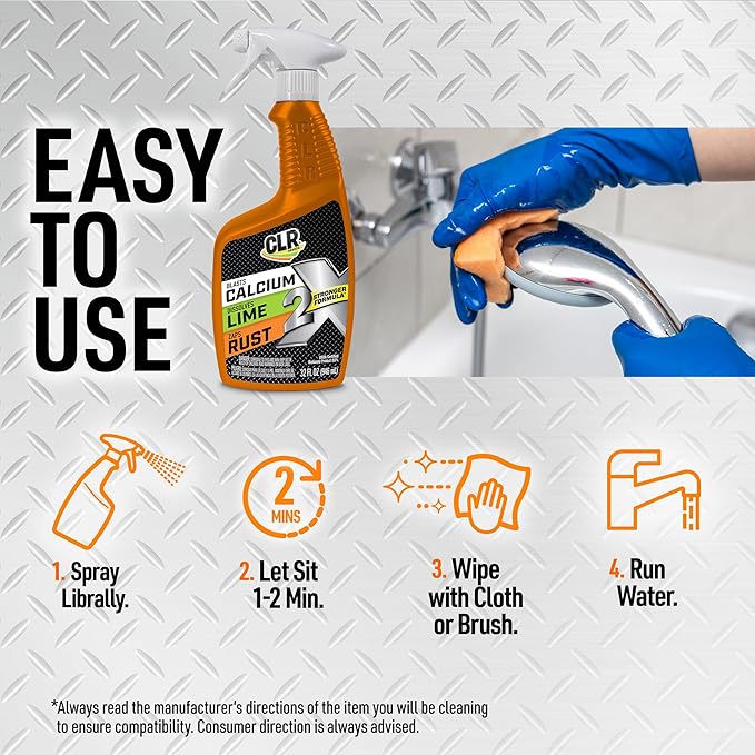 CLR Brands 2X Calcium Lime and Rust Remover - 32 oz Trigger