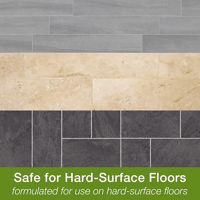 Bona Hard-Surface Floor Cleaner Refill, for Stone Tile Laminate and Vinyl LVT/LVP, 4 pack