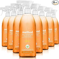 Method All-Purpose Cleaner Spray, Ginger Yuzu, Perfect for Most Counters, Tiles, Stone, and More, 28 oz Spray Bottle, (Pack of 8)