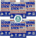 6-Pack PUMIE HDW Scouring Stick for Toilet Bowl Cleaning, Cleans Toilet Bowl Hard Water Rings, Buildups, Rust & Tough Stains, Perfect Pumice Stone for Cleaning Bathtub, Pools, Kitchens, Sinks & Grills