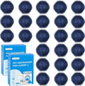 Pet Hair Remover for Laundry(24 PCS) - Washing Machine Hair Collector & Pet Hair Removal Tool, Cat Dog Hair Collector for Washer, Reusable Lint Trap for Front Load & Top Load Washers (Dark Blue) (24)