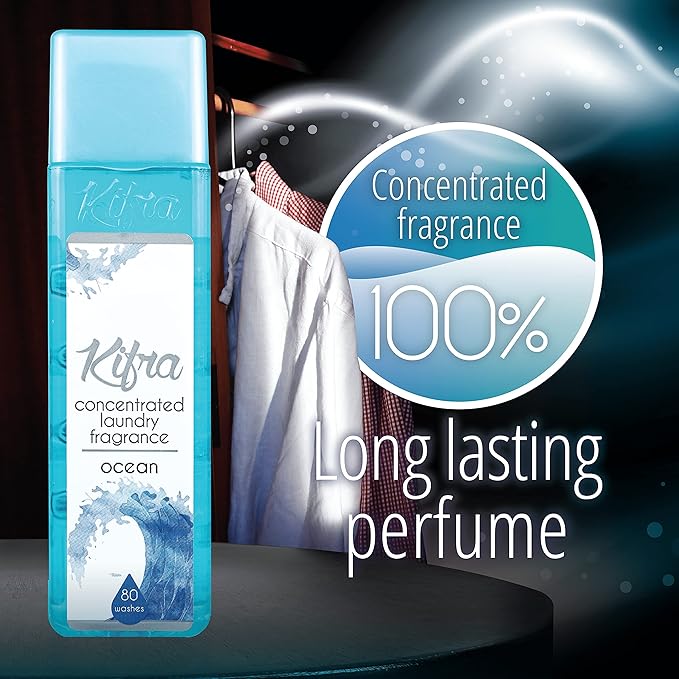 KIFRA OCEAN Concentrated Laundry Fragrance 6.76 Fl Oz 200ml 80 Washing Cycles