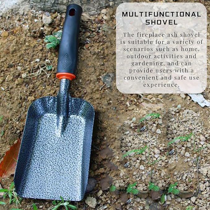 SoloWilder Garden Trowel Heavy Duty Hand Shovel with Ergonomic Handle Thickened Manganese Steel Outdoor Tool for Digging and Planting