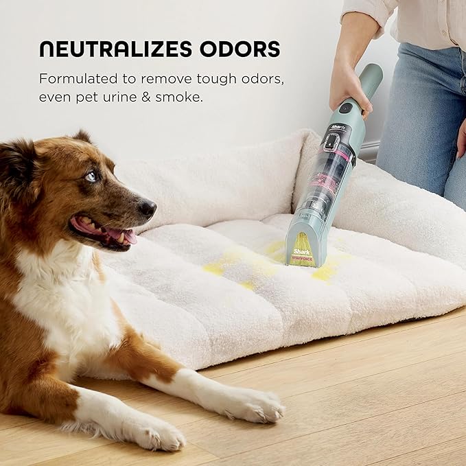 Shark StainForce Dual-Formula Refill Cartridge with Reusable Spray Head, Stain & Odor Remover for Shark StainForce Portable Stain Cleaner, for Carpet, Area Rug, Upholstery, Cars, 16.9oz, HXCM500S