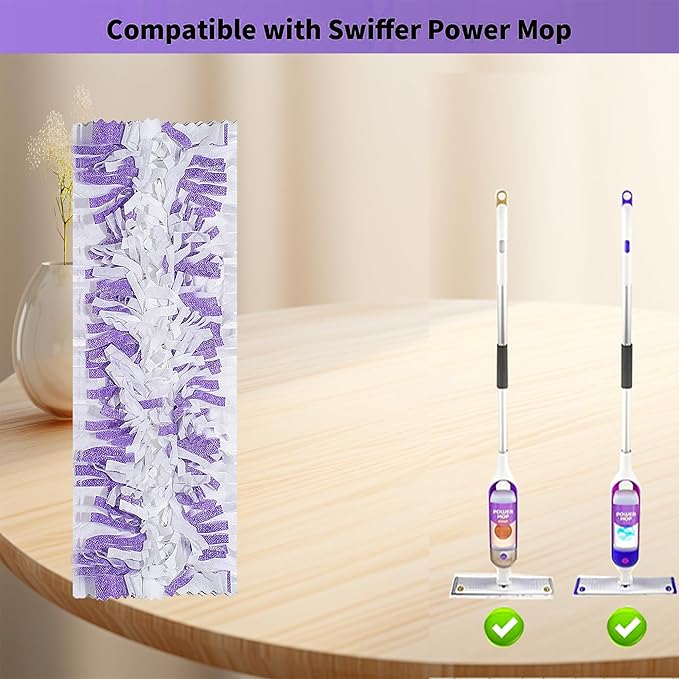 Disposable Mopping Pad Refills for PowerMop Multi-Surface Mopping Pad Refills for Floor Cleaning, 20 Count