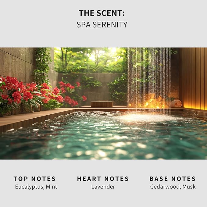 Lapew Spa Serenity Scented Mop Soap - Luxury Floor Cleaner Concentrate for Mopping Tile, Laminate, Vinyl & Hardwood | Streak-Free, Low-Foam | 36 oz