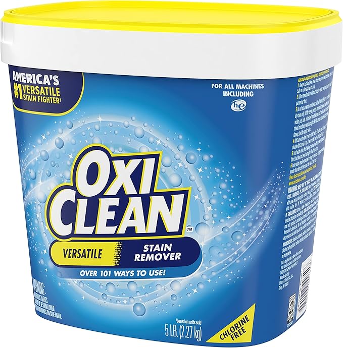 OxiClean Versatile Stain Remover Powder, 5 lb (Pack of 2)