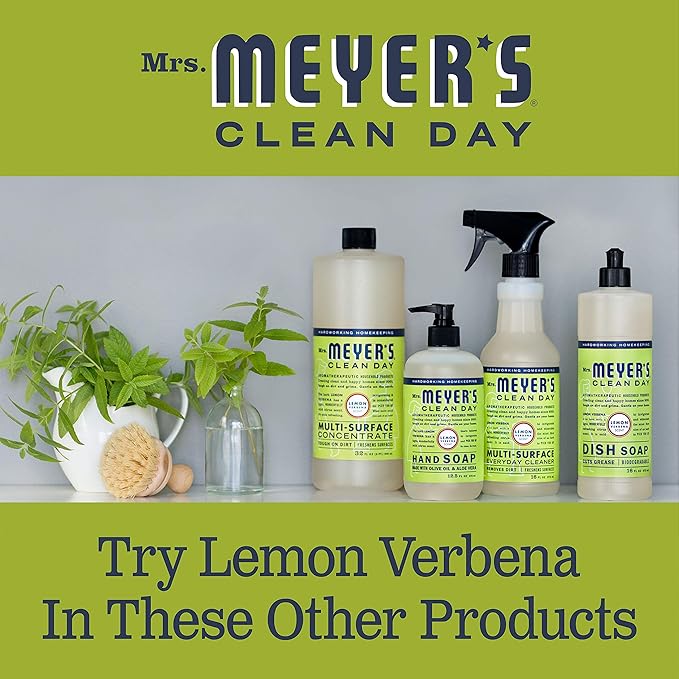 Mrs. Meyer's Clean Day Dryer Sheets, 80 Count (Lemon Verbena, Pack - 1)