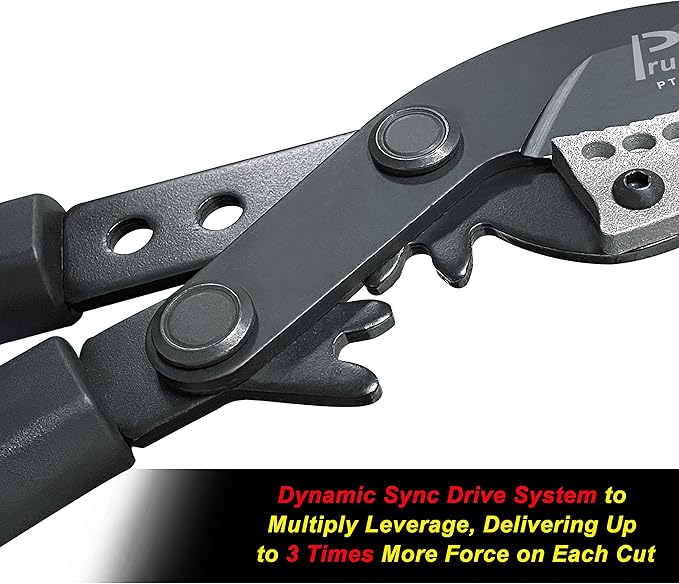 26-41 Inch Extendable Anvil Loppers, Sync Drive Leverage Tree Trimmers, Telescopic Pruners Heavy Duty, 2 Inch Cutting Capacity