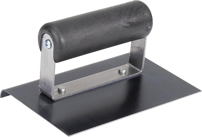 MARSHALLTOWN QLT Blue Steel Hand Edgers, Plastic Handle Material, 152mm Length, 76mm Width, 3mm Radius, 10mm Lip, CE550BP