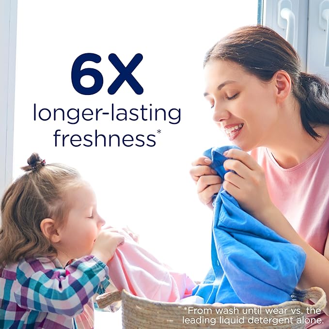 Downy Cool Cotton In-Wash Laundry Scent Booster Beads, 24 oz, laundry scent beads, Long-lasting Freshness