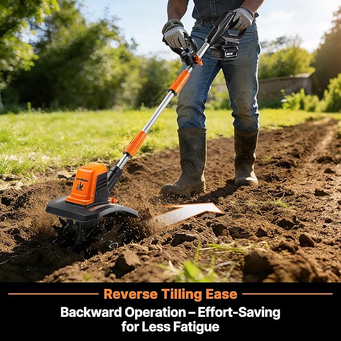 LawnMaster 24V MAX 9” Cordless Tiller – CLTE2409