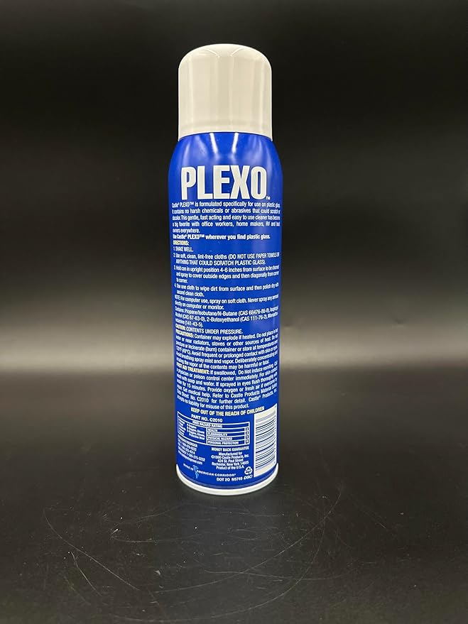 Castle Plexo Anti-Static Plastic Glass Cleaner, 17.75 oz