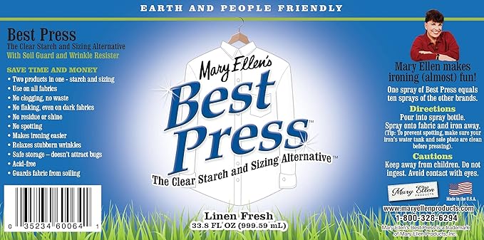 Mary Ellen's 33.8-Ounce Best Press Refills, , Linen Fresh