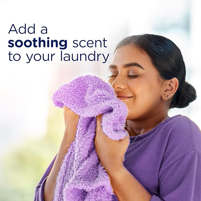 Downy Calm In-Wash Laundry Scent Booster Beads, Soothing Lavender and Vanilla Bean scent, 12.2 OZ, laundry scent beads, Long-lasting Freshness (Packaging May Vary)