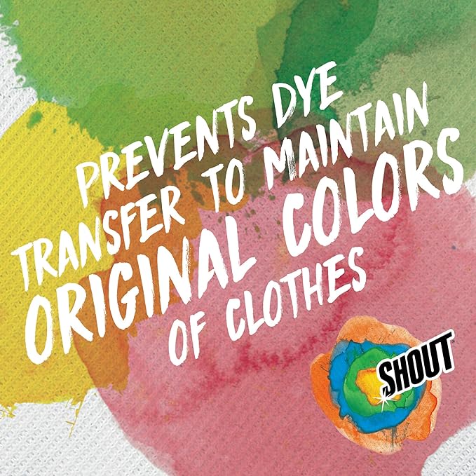 Shout Color Catcher Sheets for Laundry, Allow Mixed Washes, Prevent Color Runs and Maintain Original Clothing, 24 Count (Pack of 2)