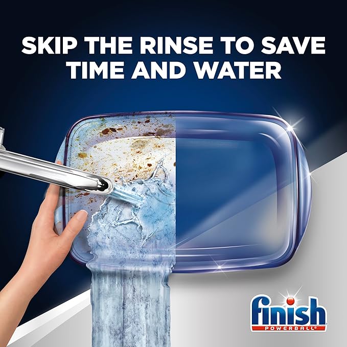 Finish - Quantum - 64ct - Dishwasher Detergent - Powerball - Ultimate Clean & Shine - Dishwashing Tablets - Dish Tabs