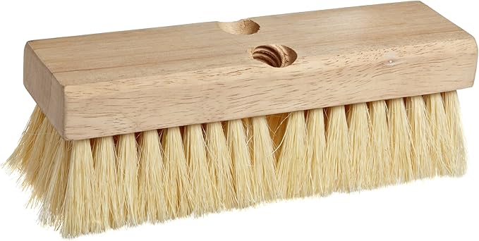 Weiler 44429 9" Block Size, 5 X 14 No. Of Rows, Wood Block, Tampico Fill, Deck Scrub Brush
