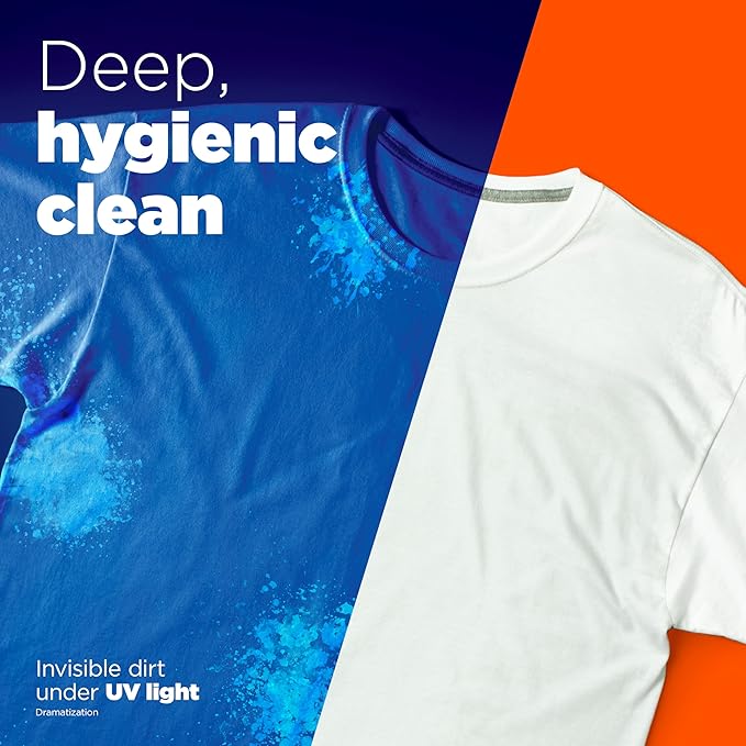 Tide Ultra Hygienic Clean Liquid Laundry Detergent, Original Scent, 132 fl oz, 94 Loads, Removes visible and invisible dirt, Laundry Detergent Liquid
