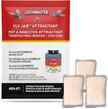 Catchmaster Reusable Fly Trap Outdoor Jar Refill 3-Pack Food-Based Lure, Bug Catcher and Flying Insect Trap Natural Attractant Refill for Pest Control, Bulk Fly Traps Attractant