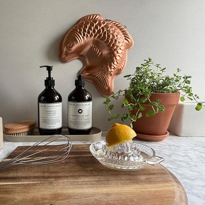 Murchison-Hume Heirloom Dish Soap | Plant-Based Dishwashing Liquid | Tough on Grease | Gentle on Hands & Sensitive Skin | Non-Toxic | Safe for Fine China | Australian White Grapefruit | 16 fl oz