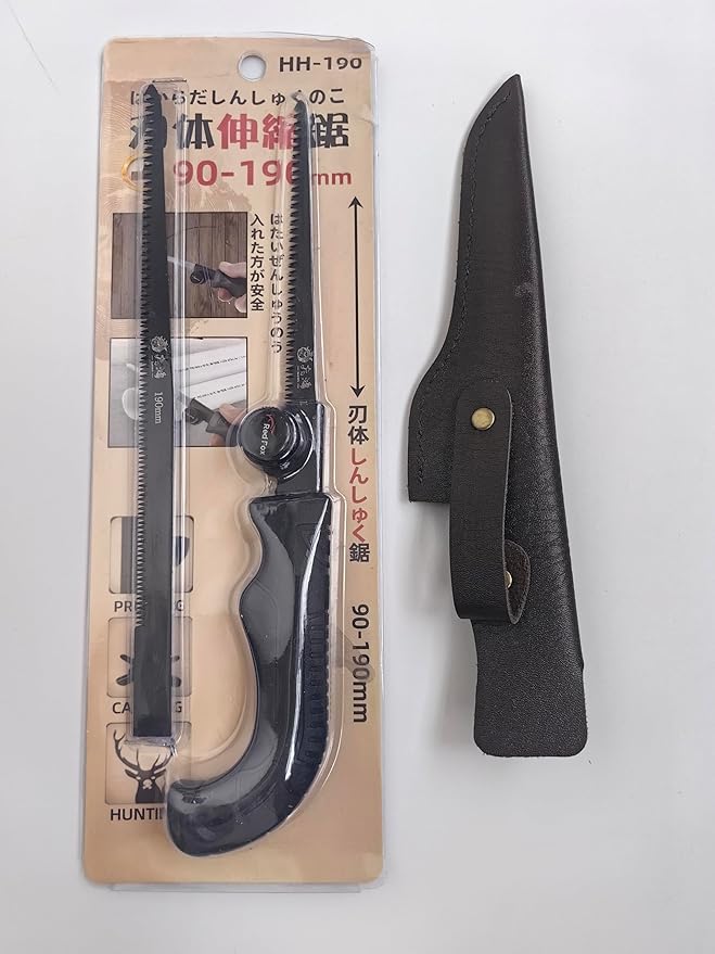 Hand Saw With Sheath,Saws Blades Retractable Gardening,Outdoor Portable Hand Pull,Durable Three Blade Toothed Steel Mini Saw,For Camping, Gardening, Cutting Wood, Pvc, Bone, Pruning appliance