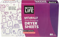 Better Life Dryer Sheets, Fabric Softener Sheets for Fresh Laundry, Lavender Grapefruit, 80 Count