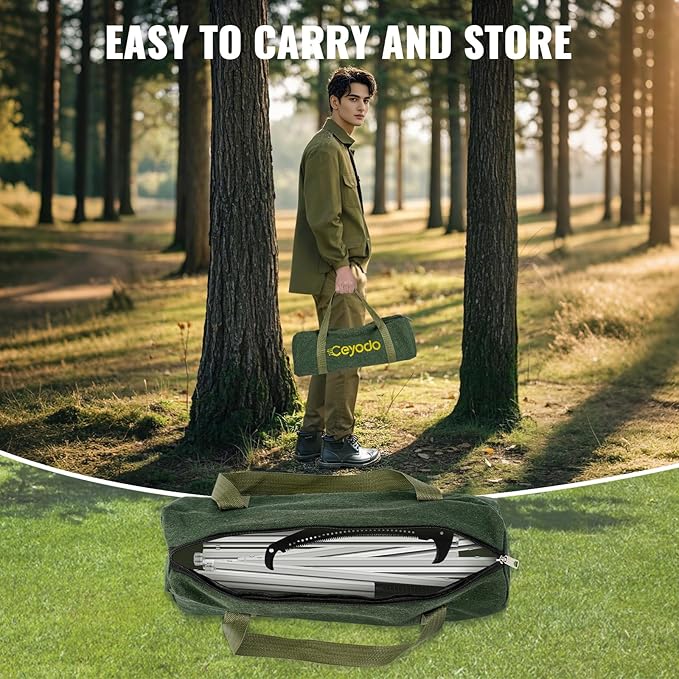 15ft Manual Pole Saw for Tree Trimming, Lightweight Manual Stainless Steel Extension High Pole Pruning Pole Saw for Tree Trimming Branches at Forestry Yard Garden Patio