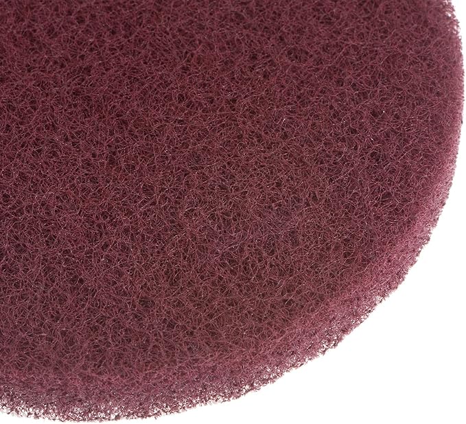HARFINGTON 15pcs Drill Power Brush 5 inch Tile Scrubber Scouring Pads 320-400 Grit for Bathroom Kitchen Household Cleaning