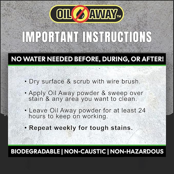 Driveway Cleaning Starter Kit | Fight Stains | Brighten Driveway | Dry Powder