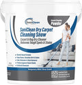 SaniClean Dry Carpet & Rug Cleaning Powder – Deep Cleans, Spill Cleanup, Spot & Stain Remover, Pet Mess | Brush In, Vacuum Out | For Large Areas Or Spot Treatment | No Harsh Chemicals