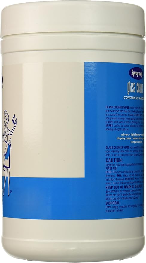 Glass Cleaner Wipes (10" x 12", 40 wipes)