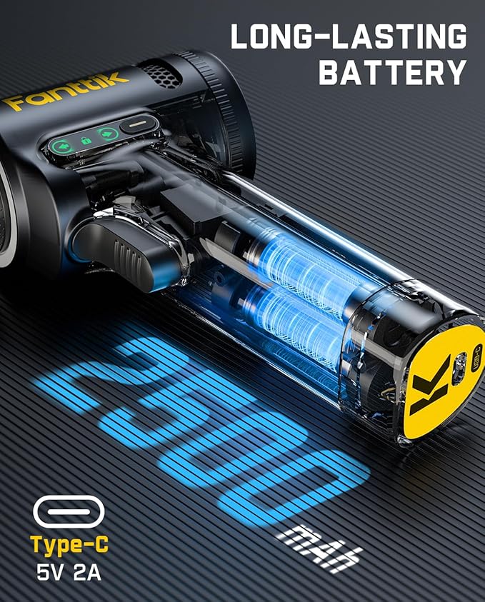 Fanttik K2 Ultra Power Drill, Cordless Drill/Driver, 3/8'' Keyless Chuck, Max. 30 N.m, Max. 1250 RPM, TapSwitch Gear Change, 2.5AH Rechargeable Battery, Tool Kit for Home DIY Projects