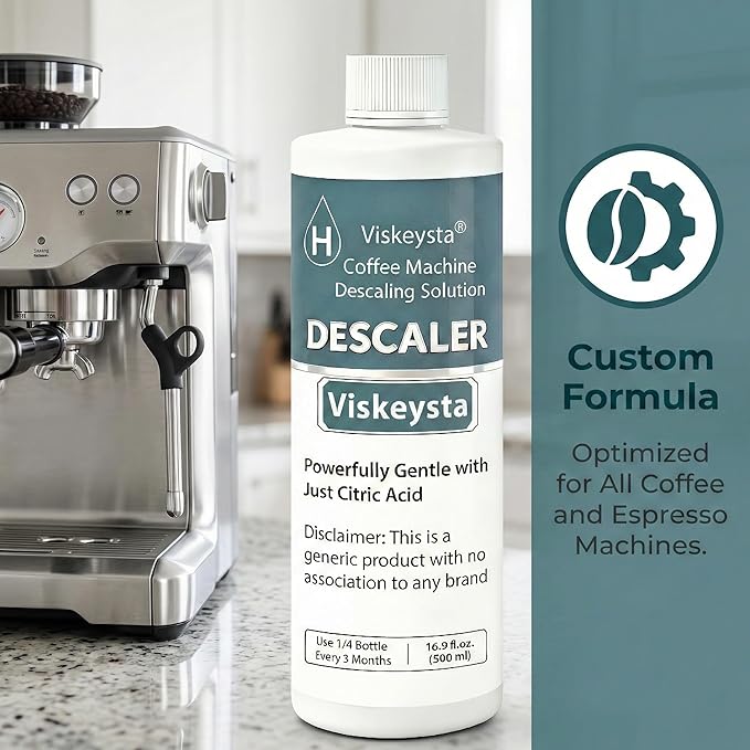 Gentle Descaling Solution, Compatible with Hamilton Beach Coffee Machines, 500ml Bottle for 4 Uses